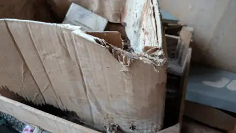 Old carton box, фото 3