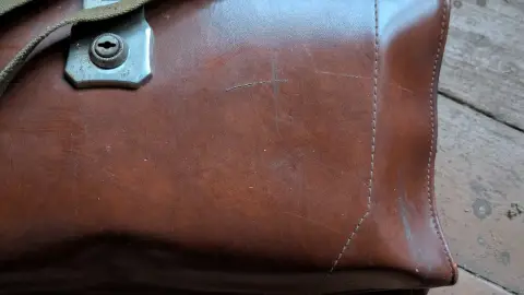 Old leather bag, фото 11