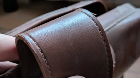 Old leather bag, фото 17