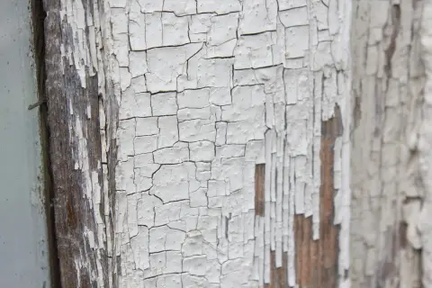 Old painted wooden window, photo 12