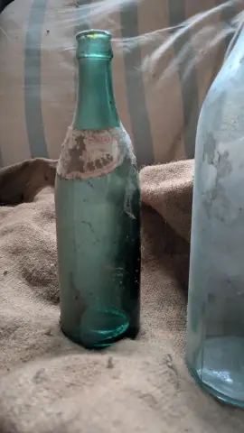 Dusty glass bottle, фото 3
