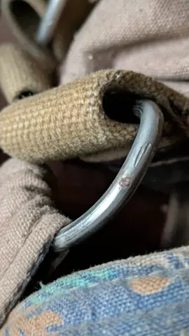 Old bag with belts, фото 4